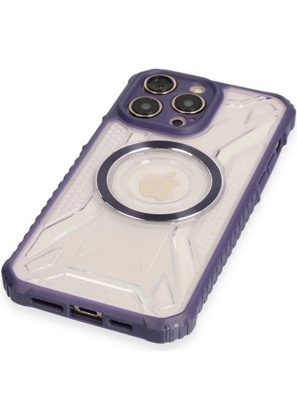 iPhone 13 Pro Kılıf Prag Magneticsafe Kapak - Derin Mor fırsatları