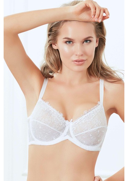 Arias Closet Balenli Desteksiz Dolgusuz Toparlayıcı Dantelli Küçültücü Sütyen