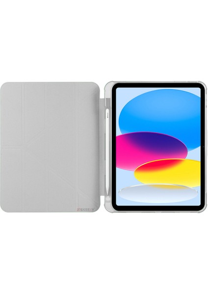 Ipad 11.nesil 11 Inç 2025 A16 Uyumlu Üçgen Katlanabilir Kalemlikli Yatay Dikey Standlı Akıllı Kılıf modelleri