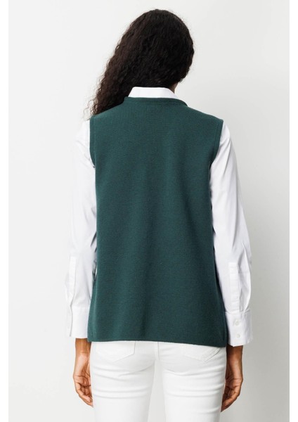 25044 Desen Triko Çelik Örgü Anne Yeleği fırsatları