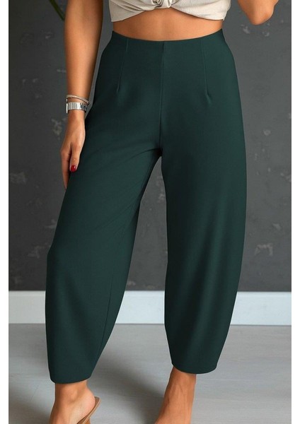 Kadın Yüksek Bel Krep Pantolon fiyatları