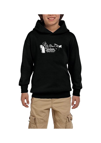 Slaughter To Prevail Group Siyah Çocuk Kapşonlu Sweatshirt