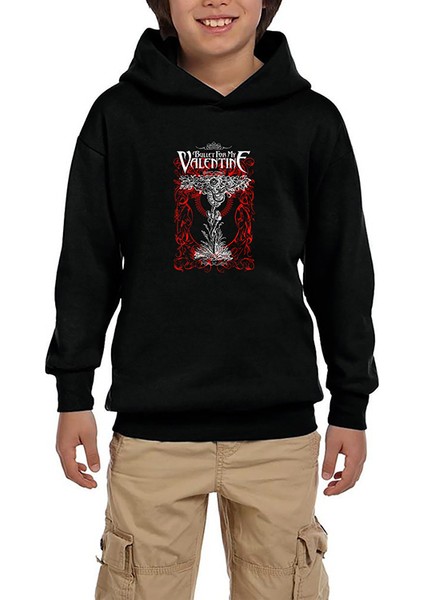 Bullet For My Valentine Classic Siyah Çocuk Kapşonlu Sweatshirt