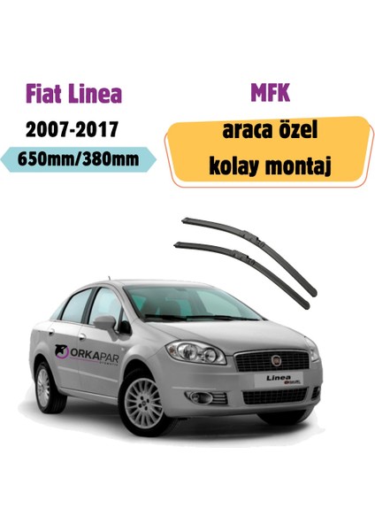 Fiat Linea Muz Silecek Takımı (2007-2017) Orkapar