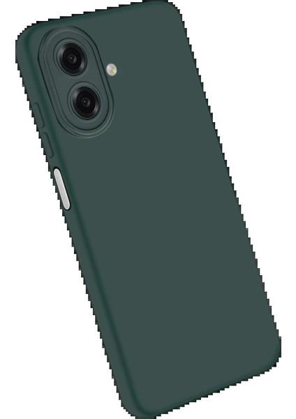 Samsung Galaxy A07 First Silikon - Koyu Yeşil