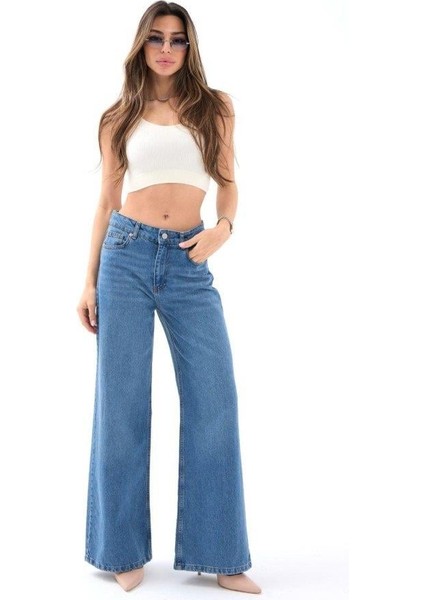 7418 Kot Pantolon-Mavi