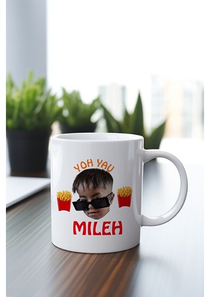 Halilişko Mileh Patates Baskılı Kupa Bardak