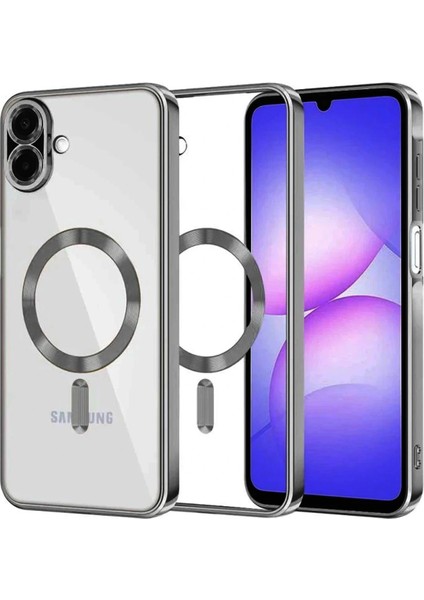 Samsung Galaxy A07 Kross Magneticsafe Kapak - Titan Gri