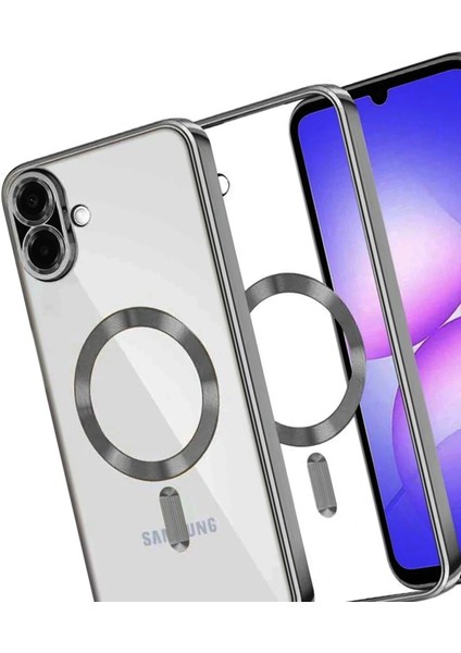 Samsung Galaxy A07 Kross Magneticsafe Kapak - Titan Gri modelleri