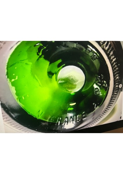 Yeşil Renk Fransız Büyük Boy Şarap Şişesi 47 cm Uzunluğunda 13 cm Çapında modelleri