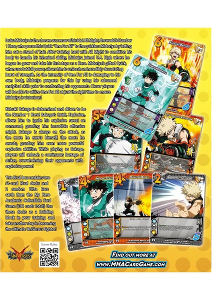 My Hero Academı Tradıng Card Game 2 Play Rıval Decks Mıdorıya Vs Bokugo -Nadir Koleksiyonluk