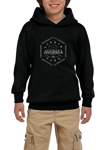 Linkin Park One More Light Live Siyah Çocuk Kapşonlu Sweatshirt