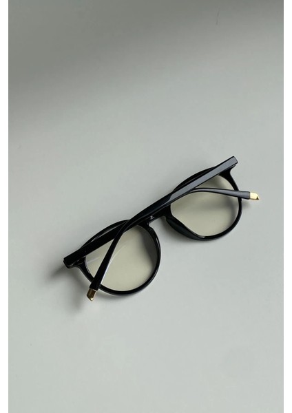 Hugo Ekran Gözlüğü Unisex Siyah Çerçeve Şeffaf Mavi Cam Mavi Işık Korumalı Aksesuar Gözlük fiyatları