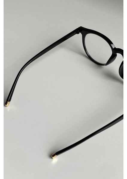 Hugo Ekran Gözlüğü Unisex Siyah Çerçeve Şeffaf Mavi Cam Mavi Işık Korumalı Aksesuar Gözlük modelleri