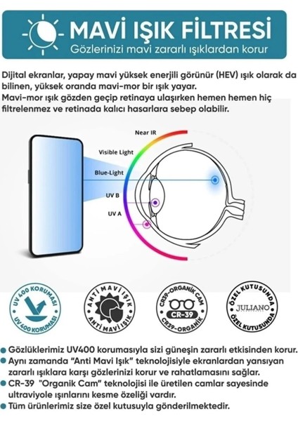 Hugo Ekran Gözlüğü Unisex Siyah Çerçeve Şeffaf Mavi Cam Mavi Işık Korumalı Aksesuar Gözlük fırsatları