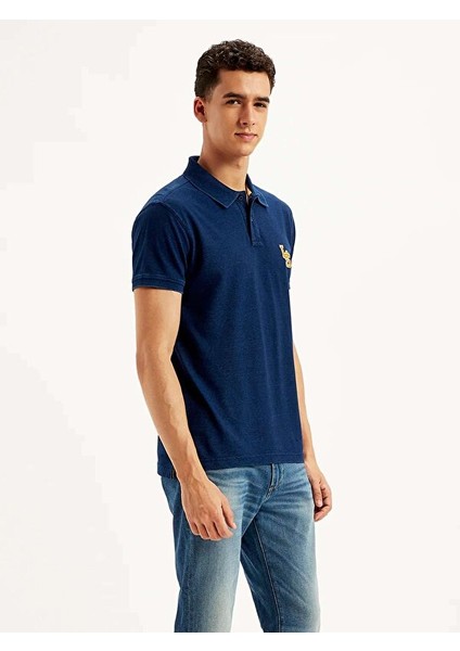 Solid Indigo Polo Tişört fırsatları