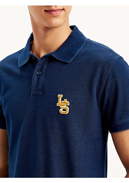 Solid Indigo Polo Tişört indirimleri