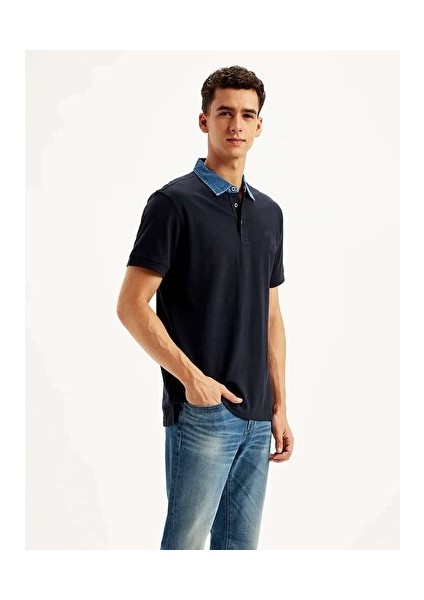 Denim Collar Polo Tişört modelleri