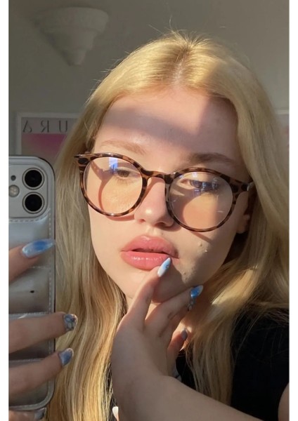 Kadın Blue Block Mavi Işık Korumalı Gözlük Şeffaf