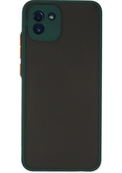 Samsung Galaxy A03 Kılıf Montreal Silikon Kapak - Yeşil