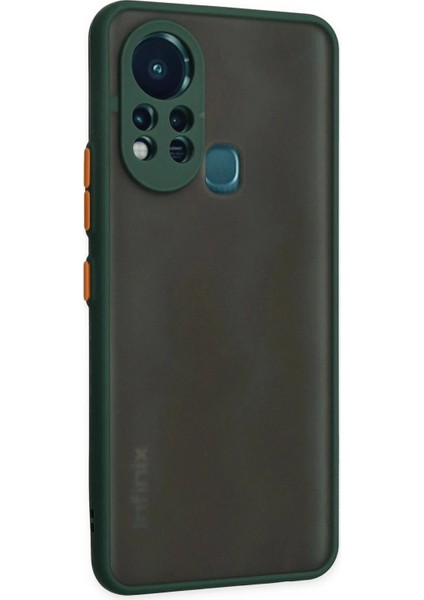 Infinix Hot 11S Kılıf Montreal Silikon Kapak - Yeşil fiyatları