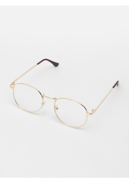 Round Model Gold Altın Çerçeve Mavi Işık Korumalı Gözlük fiyatları