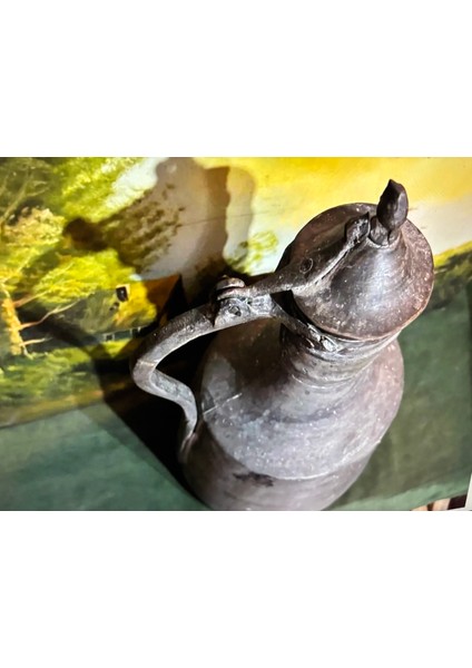 Antika Bakır Güğüm 45 cm Boyunda 22 cm Çapında - 2 kg Ağırlığında