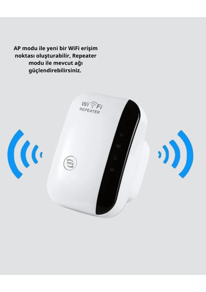 Wifi Sinyal Güçlendirici 2.4g Repeater Yüksek Çekim Kapasiteli - M755K904-R38755 modelleri