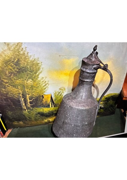 Antika Bakır Güğüm 45 cm Boyunda 22 cm Çapında - 2 kg Ağırlığında fırsatları