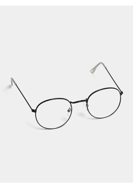 Mavi Işık Korumalı Gözlük Round Model Metal Çerçeve Blue Block Siyah fiyatları