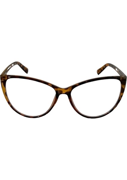 Mavi Işık Korumalı Cat Eye Gözlük Optik Uyumludur Blue Block Şeffaf Leopar Çerçeve indirimleri