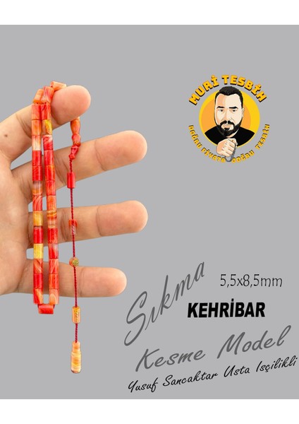 Yusuf Sancaktar Sıkma Kehribar Kesme Model 5,50X8,50