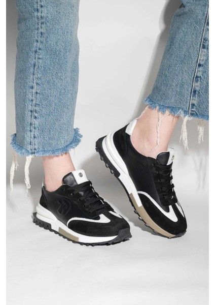 Bağcıklı Termo Taban Sneaker 101-24614-08 Kadın Ayakkabı