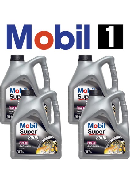 M-SUP2000 X1 10W40 Gsp - Mobil1 4x4 Litre