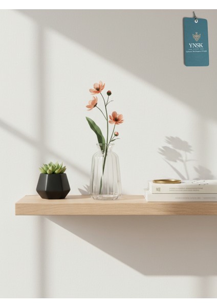 Minimalist Dekor Cam Vazo - Şeffaf - 6 x 11 x 3,5 cm