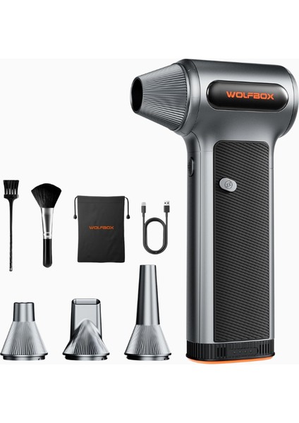 MF200 Elektrikli Toz Fanı 3 Kademeli, Değiştirilebilir Pilli