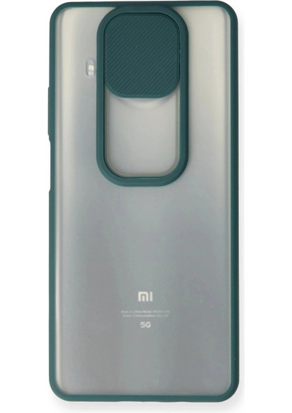 Xiaomi Mi 10T Lite Kılıf Palm Buzlu Kamera Sürgülü Silikon - Yeşil fiyatları