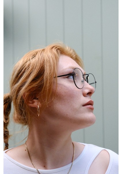 Round Blue Block Şeffaf Gözlük fiyatları