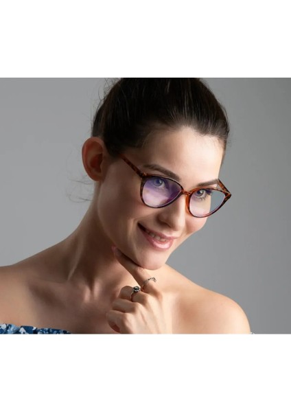 Leopar Desenli Mavi Işık Korumalı Gözlük indirimleri