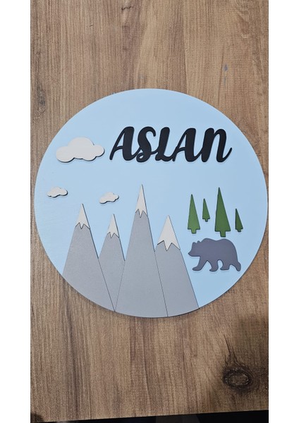 Isme Özel Bebek Kapı Süsü