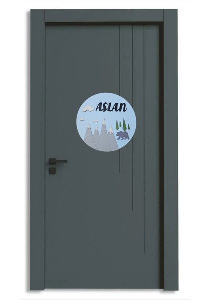 Isme Özel Bebek Kapı Süsü modelleri