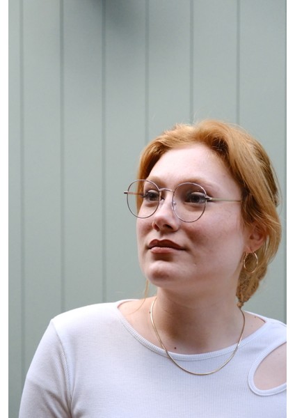 Round Blue Block Şeffaf Gözlük fiyatları