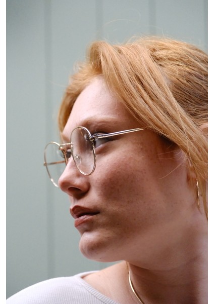 Round Blue Block Şeffaf Gözlük fırsatları