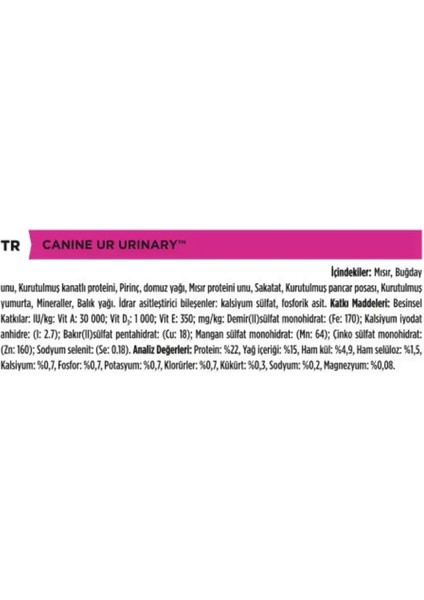 Urinary Köpek Maması: Proplan Ur 3KG indirimleri