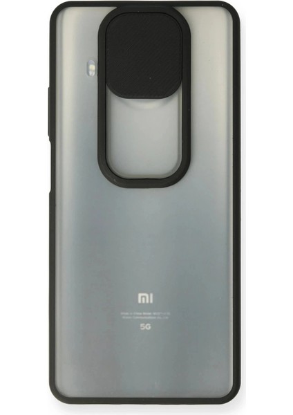 Xiaomi Mi 10T Lite Kılıf Palm Buzlu Kamera Sürgülü Silikon - Siyah fiyatları