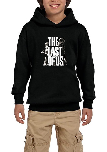 The Last Of Us 2 Apocalypse Siyah Çocuk Kapşonlu Sweatshirt