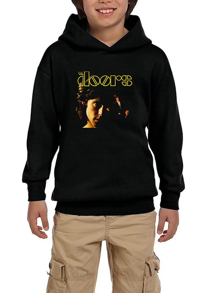The Doors The Doors Siyah Çocuk Kapşonlu Sweatshirt
