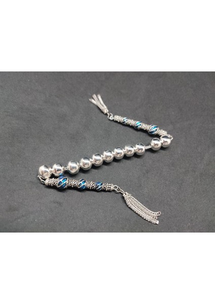 Düşük Ayar Gümüş Tesbih Çift Parça Nakkaş Imame Zaza Model Sertifikalı 8698 modelleri