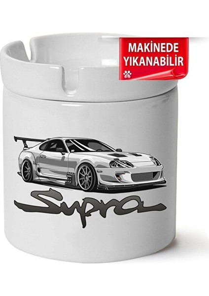 Toyota Supra Baskılı Porselen At-Söndür Küllük