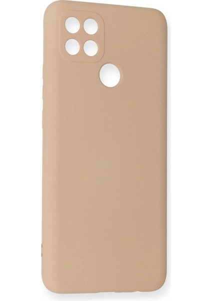 Oppo A15 Kılıf Nano Içi Kadife Silikon - Pudra fiyatları